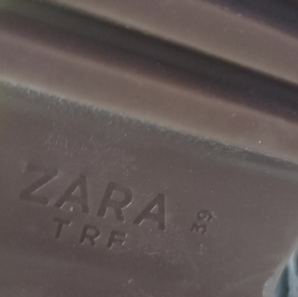 Zara Canvas Fabric High Top Platform Chunky Multicolor Sneakers Shoes Size EU 39 - Picture 14 of 15